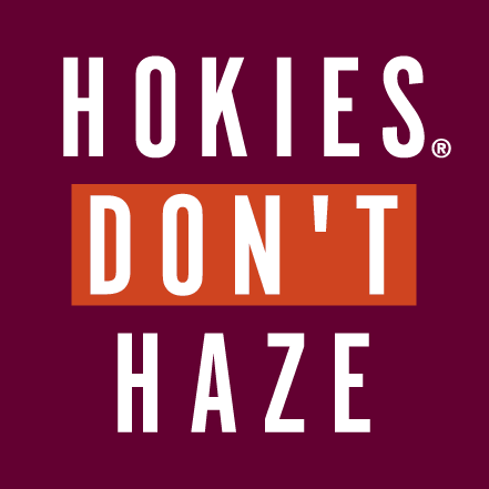 Hokies Dont Haze logo