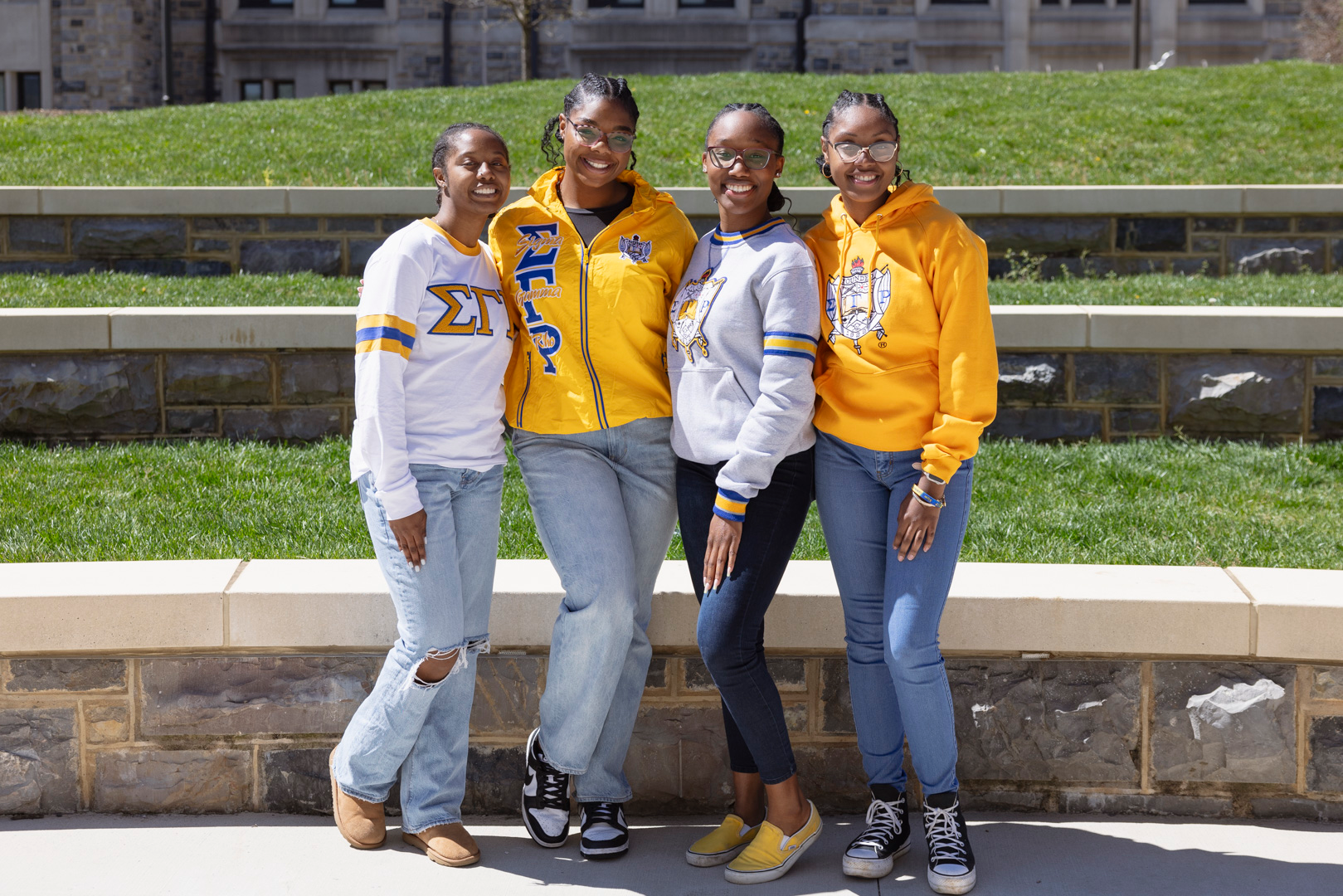 Members of Sigma Phi Epsilon in Spring 2019.